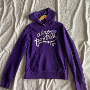 Purple Aeropostale hoodie